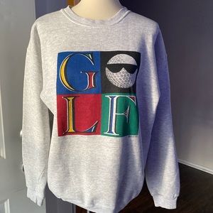 vintage golf crewneck